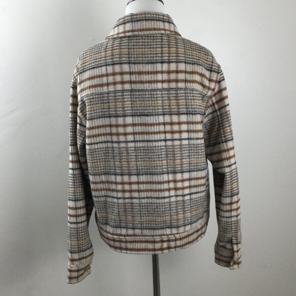 J Joie Plaid Button Up Shacket s - Picture 4 of 6
